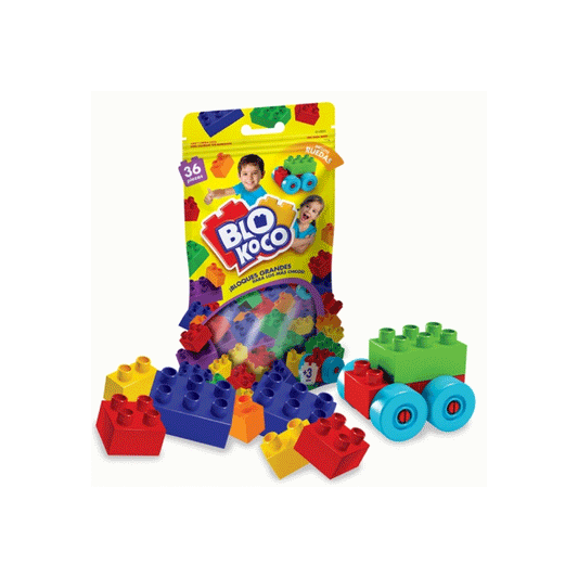 Bloques De Construcción Blokoco Doypack 36 Piezas Rasti