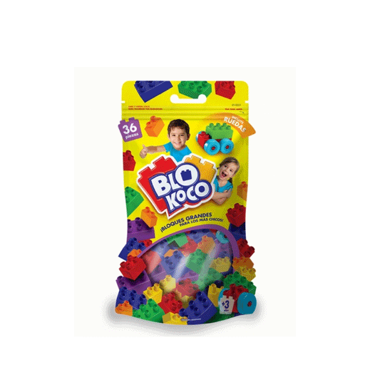 Bloques De Construcción Blokoco Doypack 36 Piezas Rasti