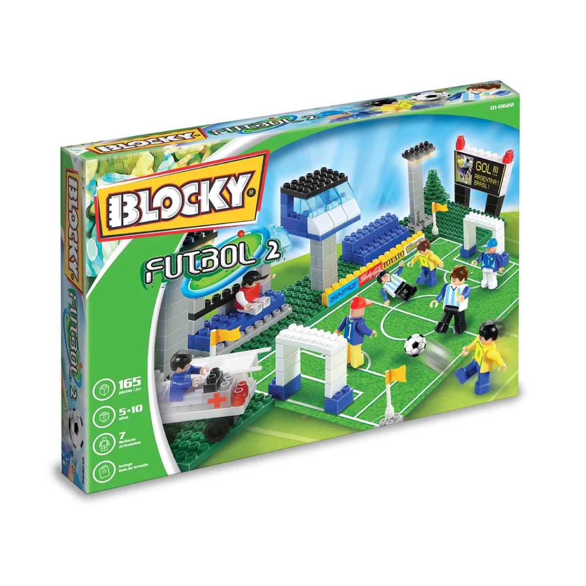 Blocky Futbol 2 185 Piezas