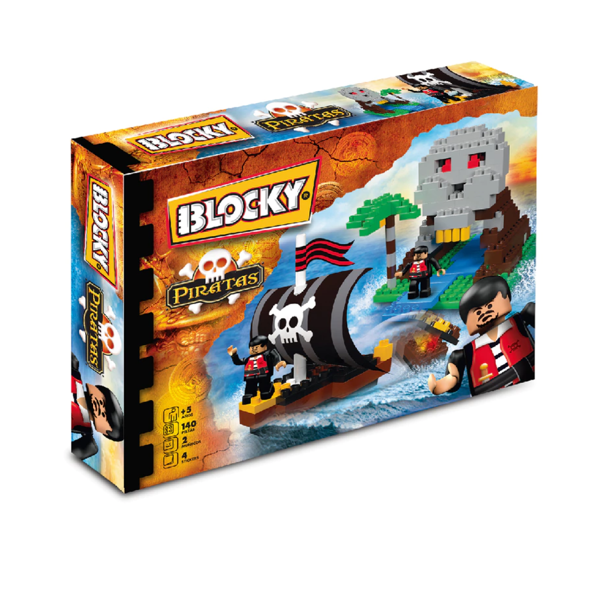 Blocky Isla Pirata 140 Piezas