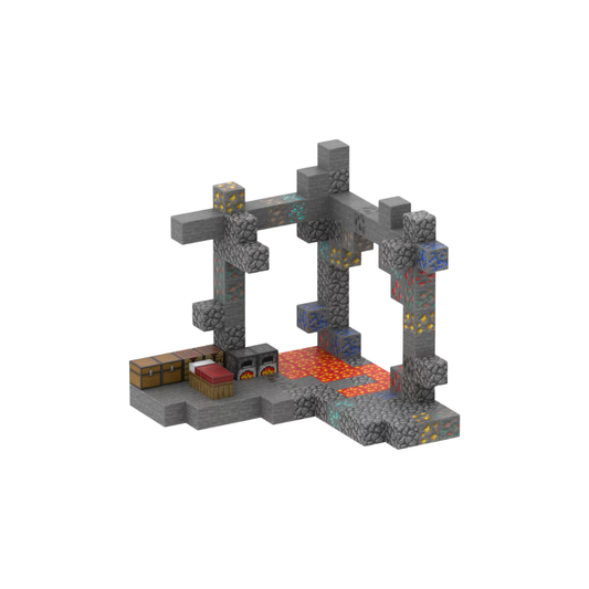 Cubos Magnéticos Minecraft Mina 128 Piezas T033