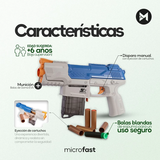 Pistola de Dardos EVA Semiautomática M3