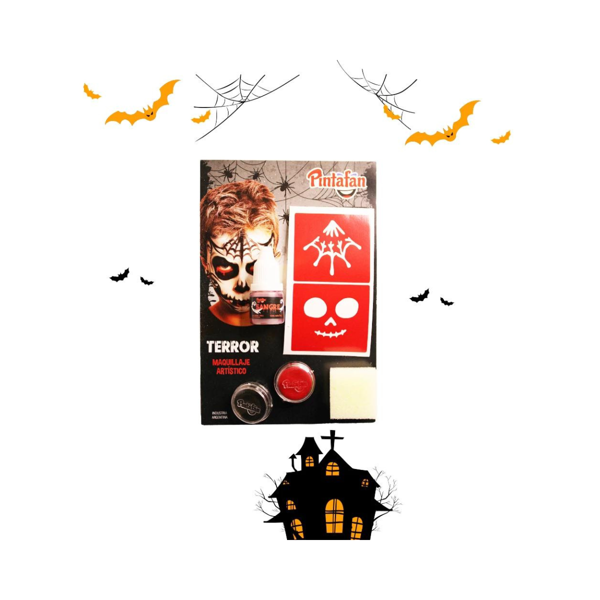 Kit Maquillaje Acua + Accesorios Telaraña