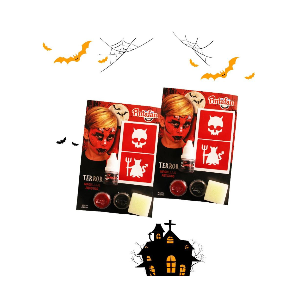 Kit Maquillaje Acua + Accesorios Diablo