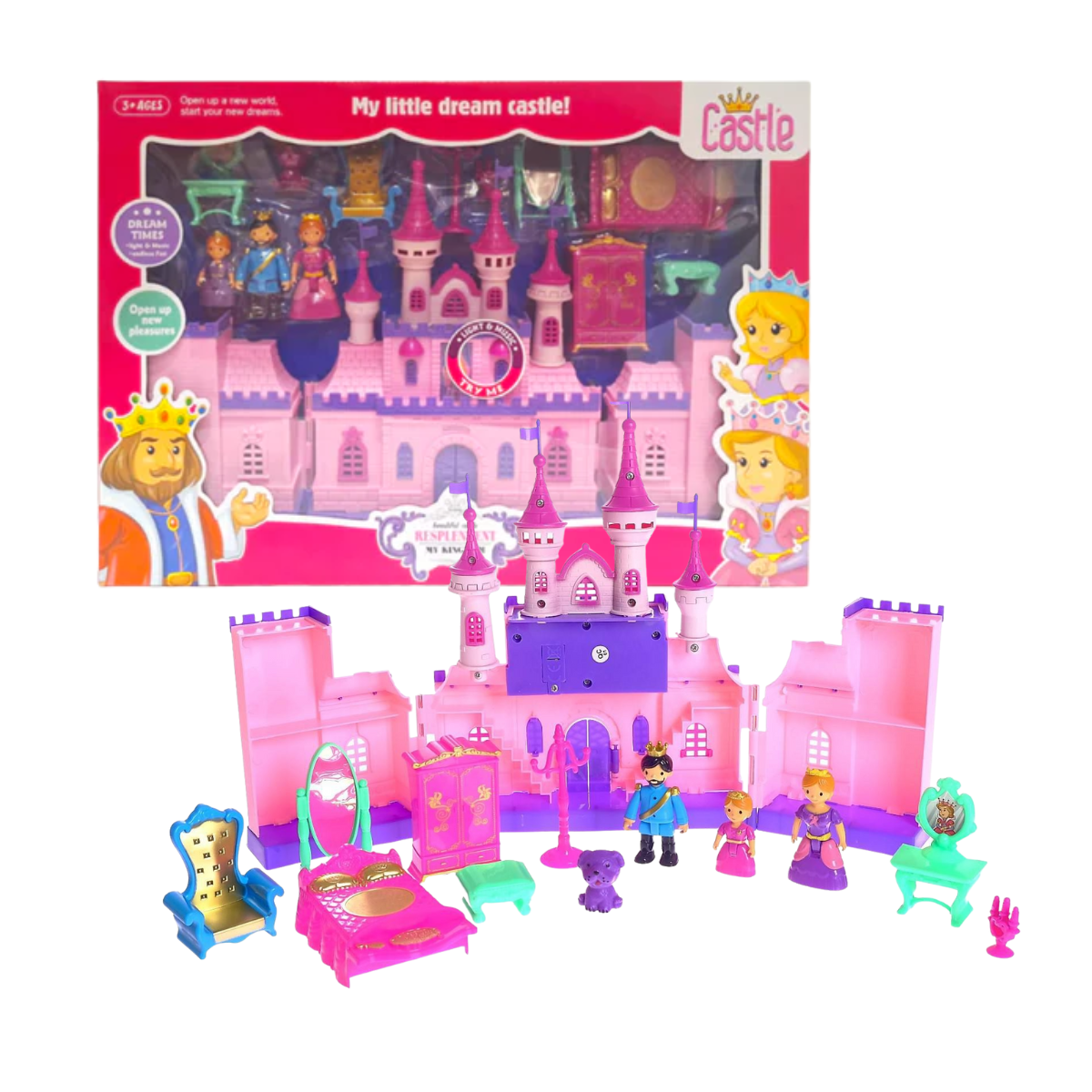 Castillo De Princesas Grande Con Accesorios