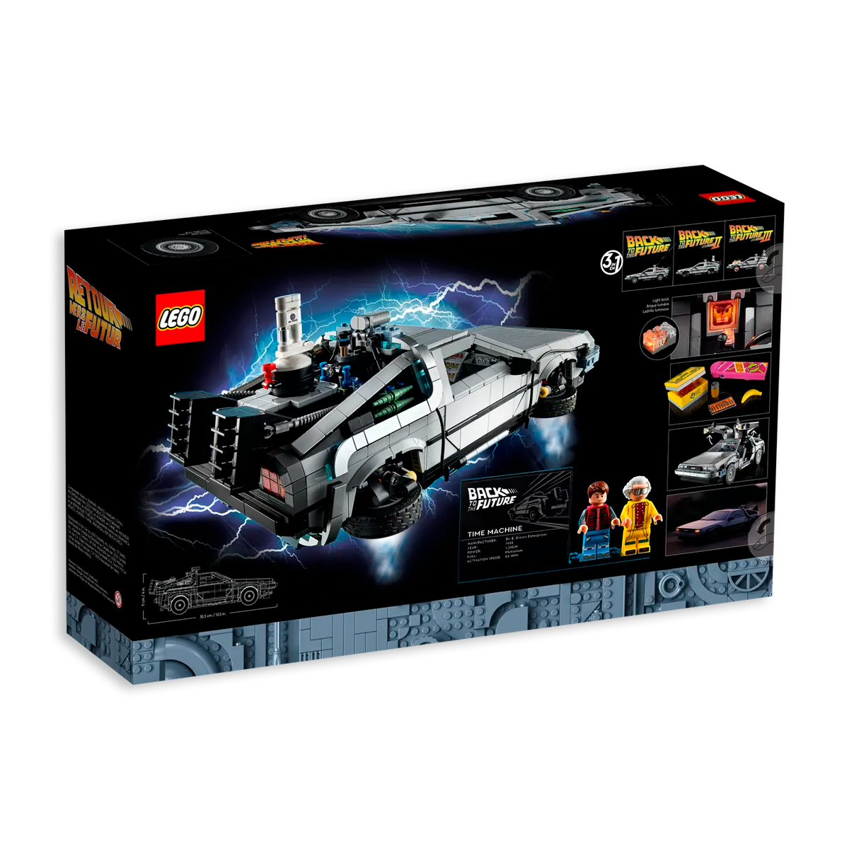 Lego Máquina del Tiempo de Volver al Futuro