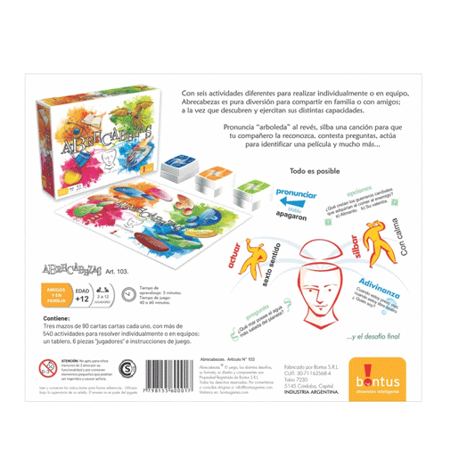 Juego de Mesa Abrecabezas Bontus