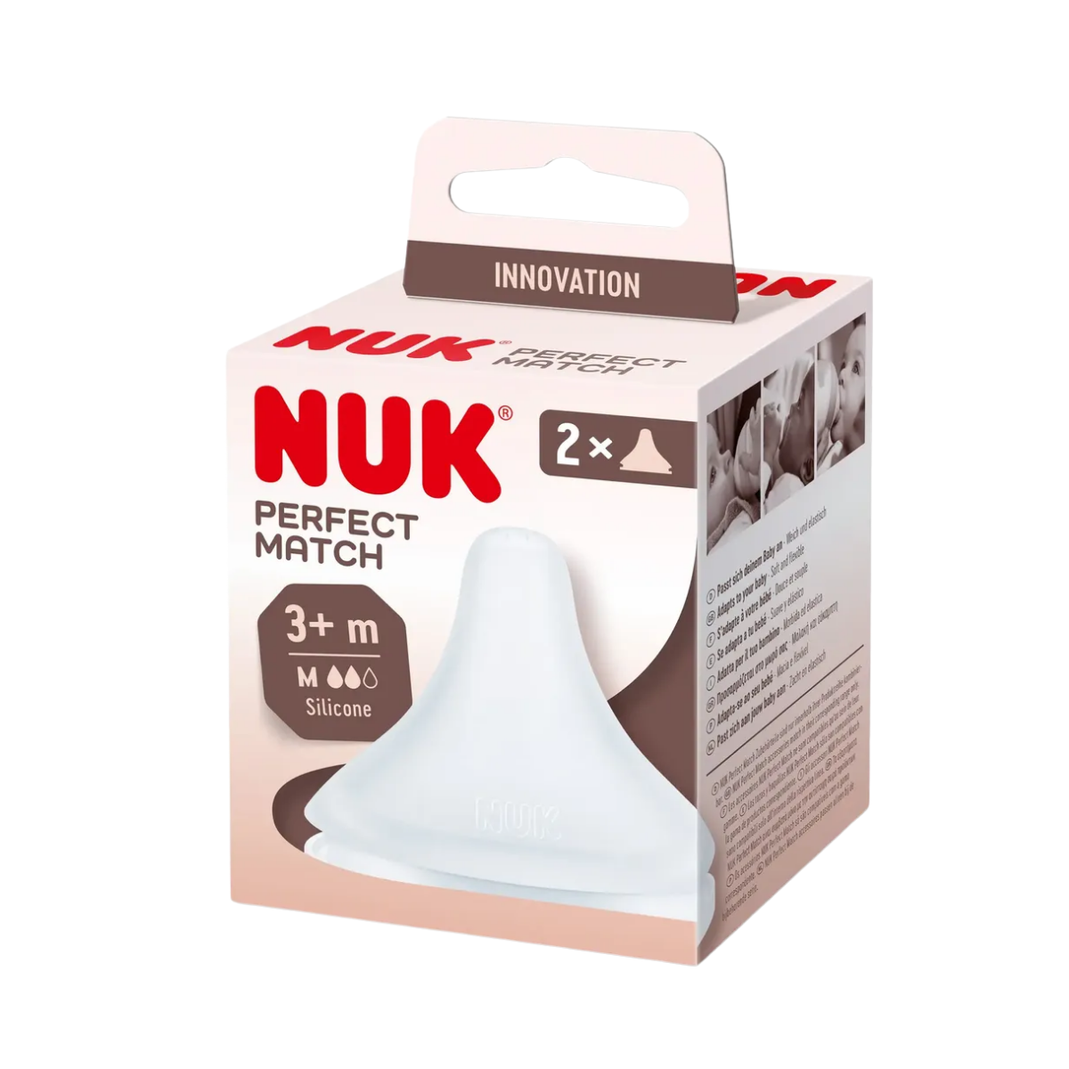 Tetinas NUK Perfect Match Flujo M 3-6 Meses