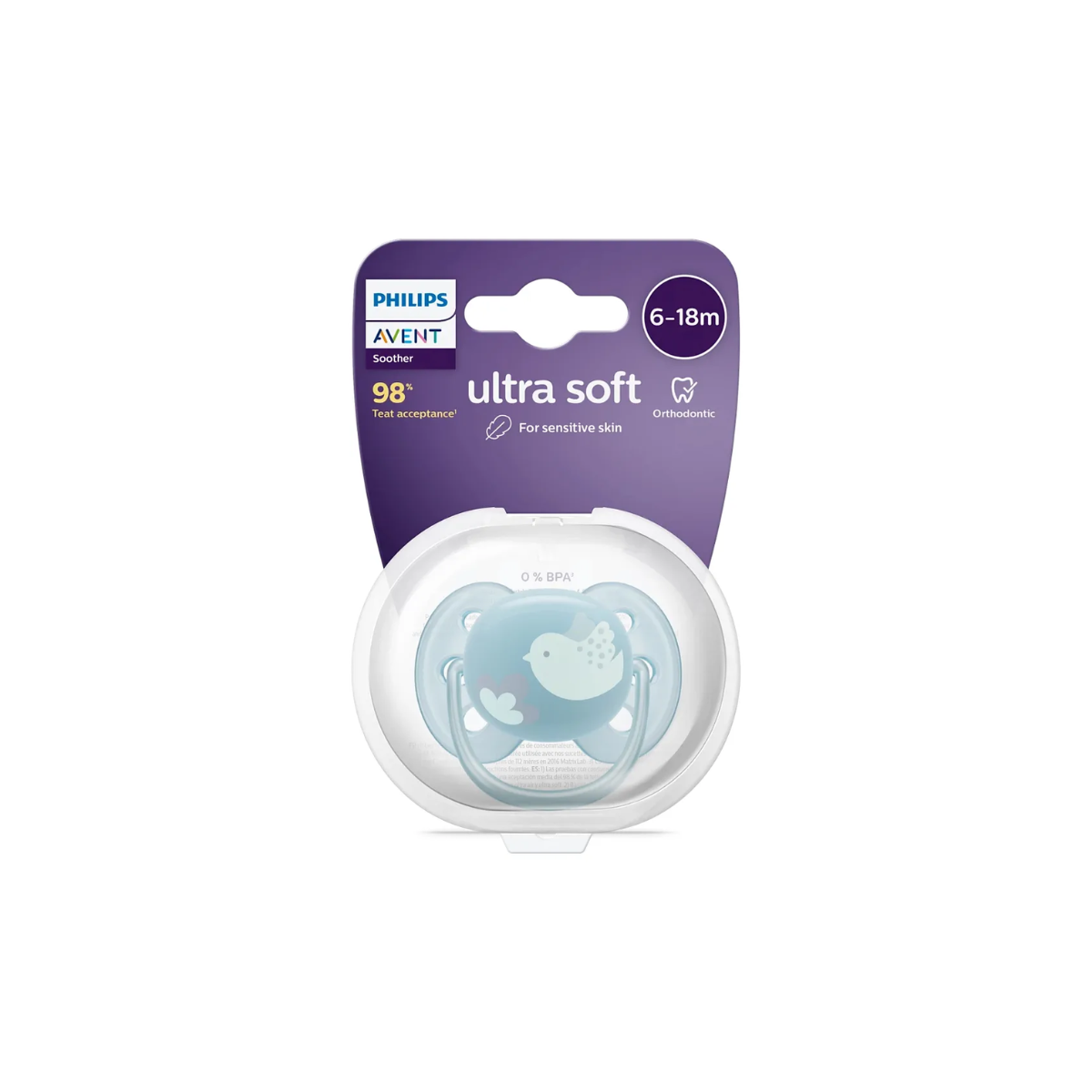 Chupete Avent Ultra Soft Deco 6-18M Nene Philips