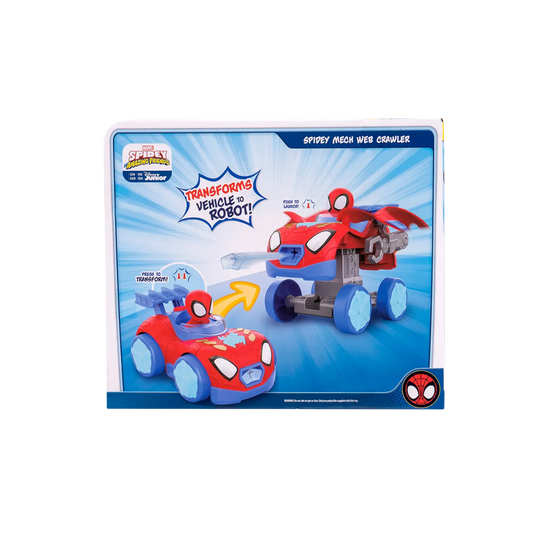 Vehículo Con Figura Spidey Mech Web Crawler Caffaro