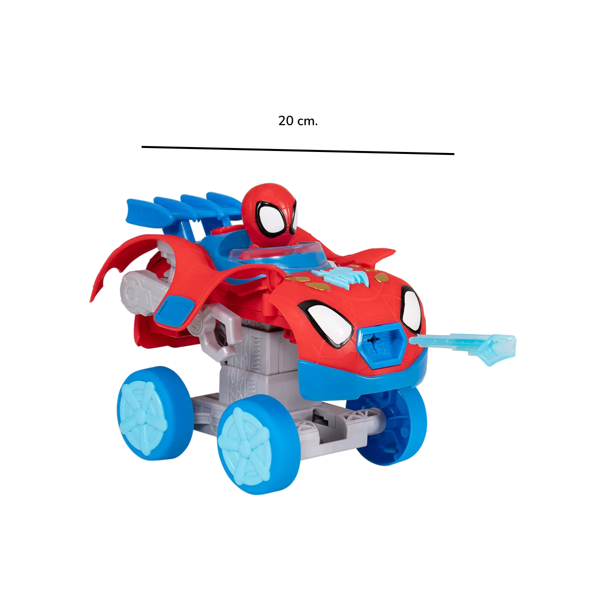 Vehículo Con Figura Spidey Mech Web Crawler Caffaro
