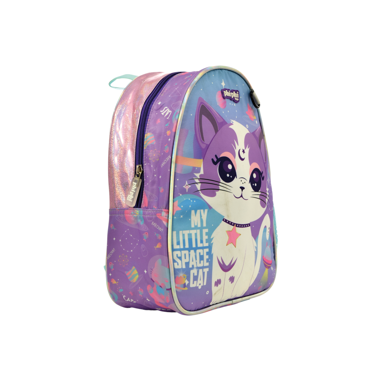 Mochila Espalda Escolar Gato 12" Phi Phi Toys