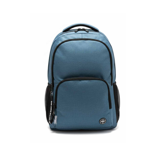 Mochila Estilo Urbana Azul y Gris 17"