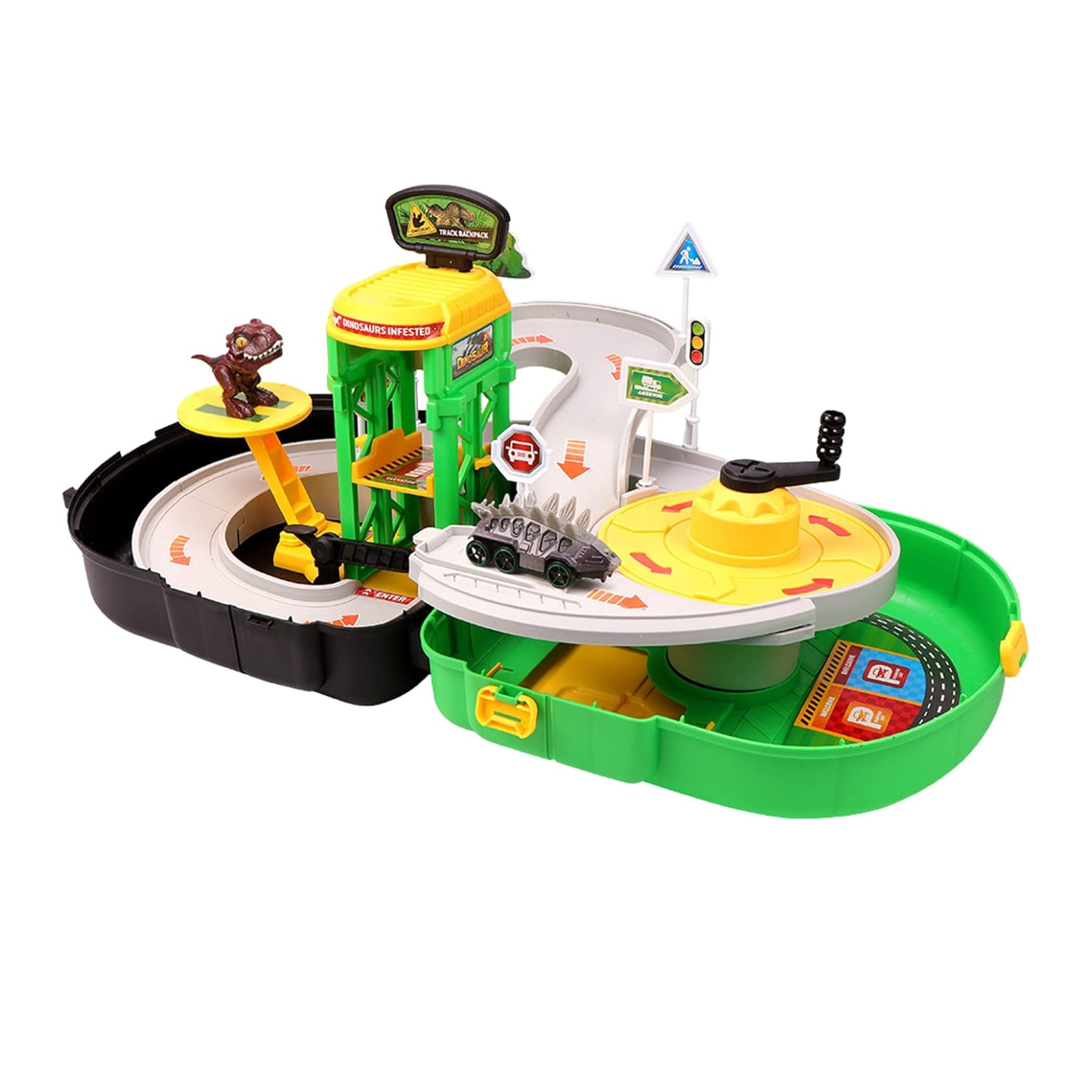 Mochila Playset De Dinosaurios Con Accesorios