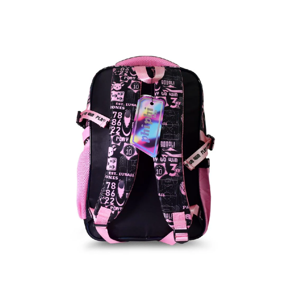 Mochila Fútbol Rosa 16"