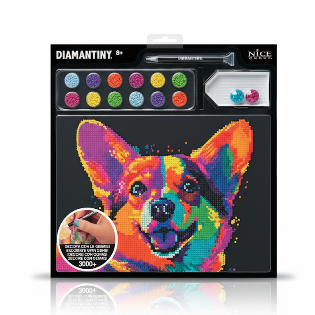 Set De Arte Diamantiny Con Gemas Modelo Surtidos