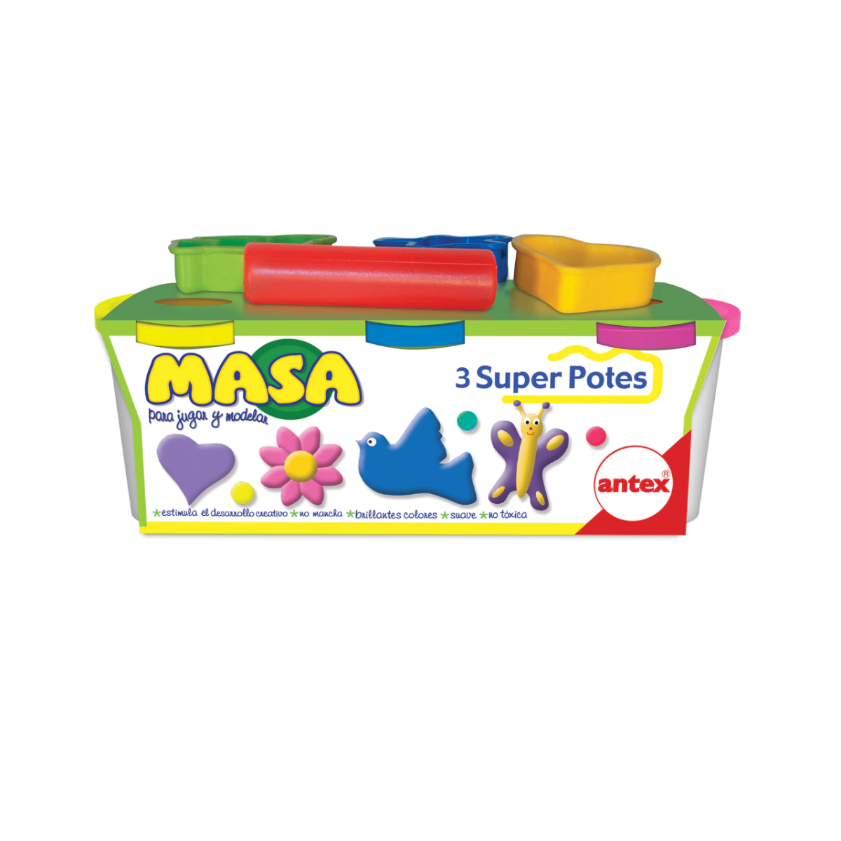 Set de Masas Potes x3