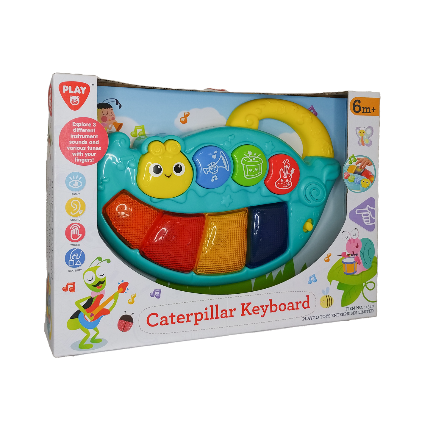 Teclado Oruga Para Bebés PlayGo