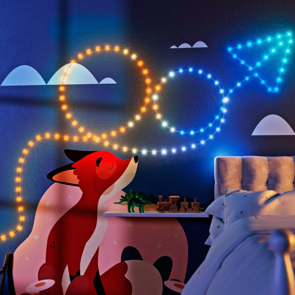 100 Luces LED Decorativas Inteligentes Candies Stars RGB USBC Twinkly
