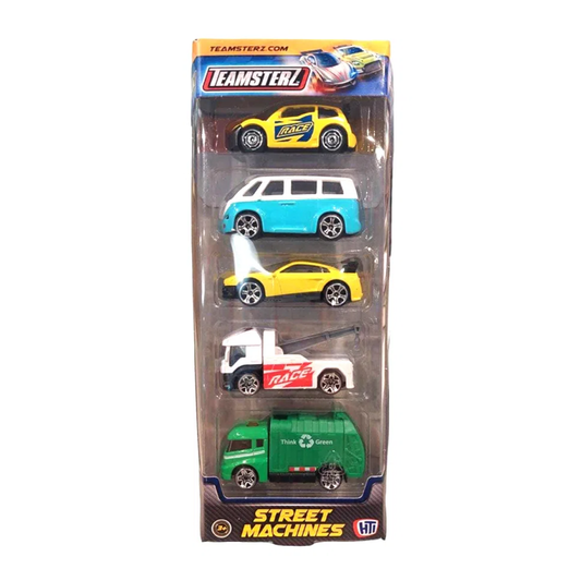 Autos De Metal Teamsterz Pack x5 Wabro