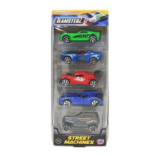 Autos De Metal Teamsterz Pack x5 Wabro