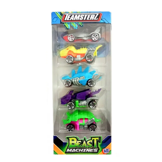 Auto De Metal Beast Machines Pack x5 Wabro