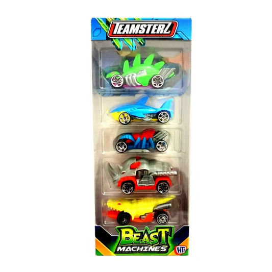 Auto De Metal Beast Machines Pack x5 Wabro