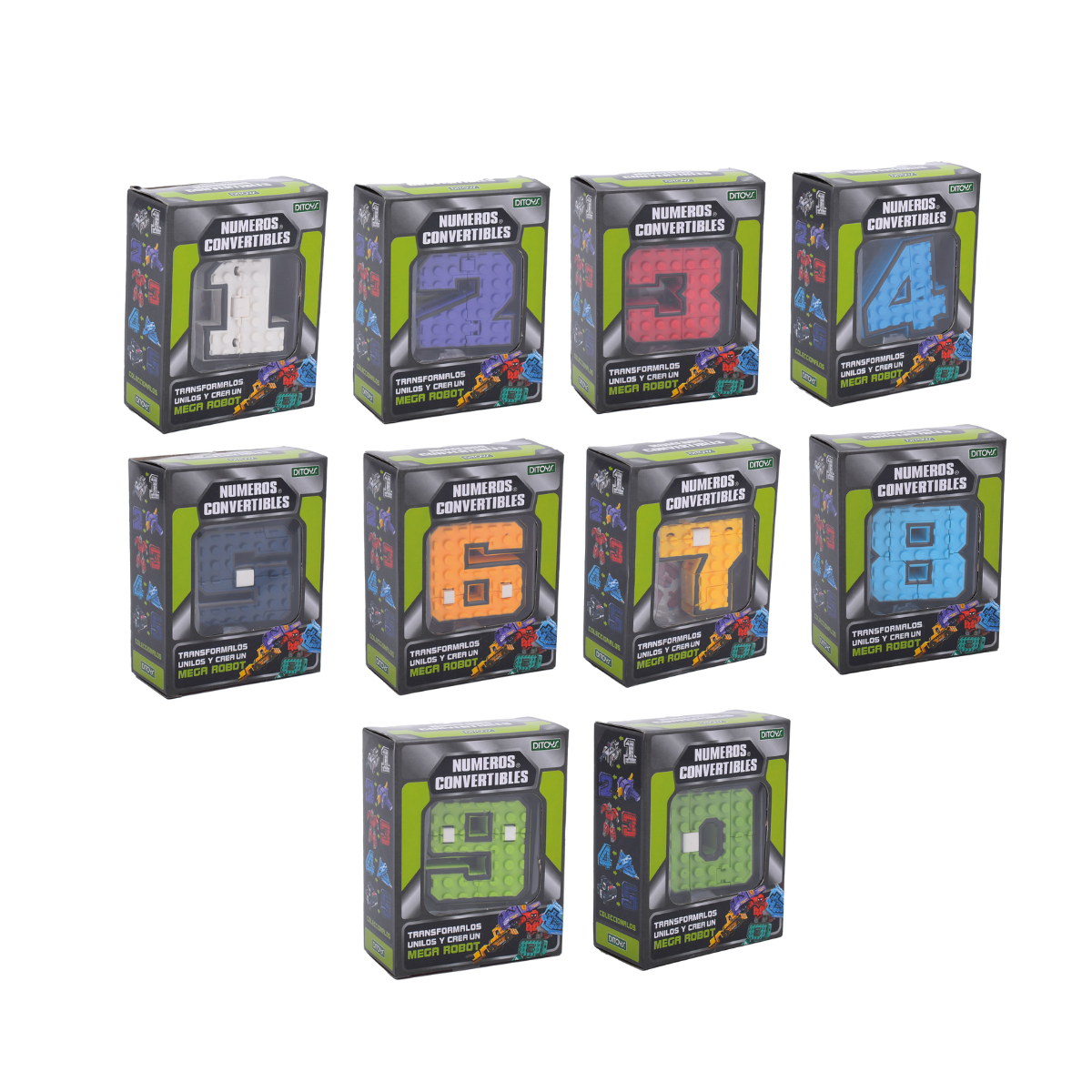 Juego Didáctico Números Convertibles Unidad Ditoys