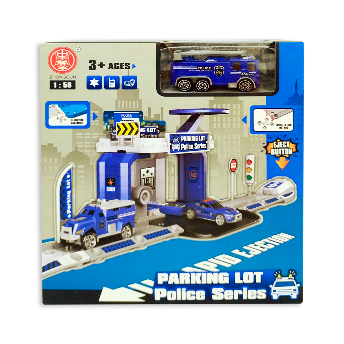 Vehículos Estacionamiento De Policía