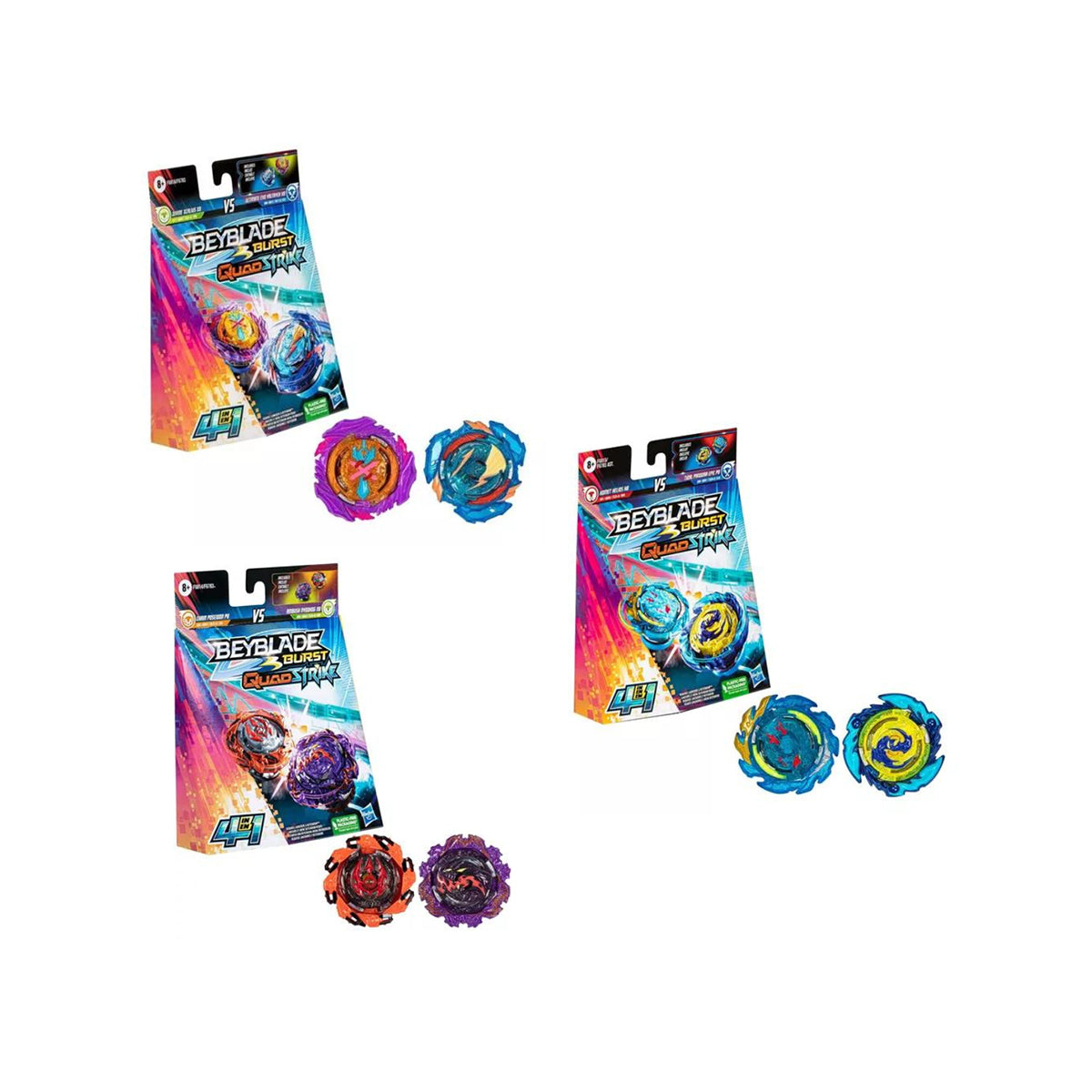 Beyblade Burst Quad Strike Dual Surtido