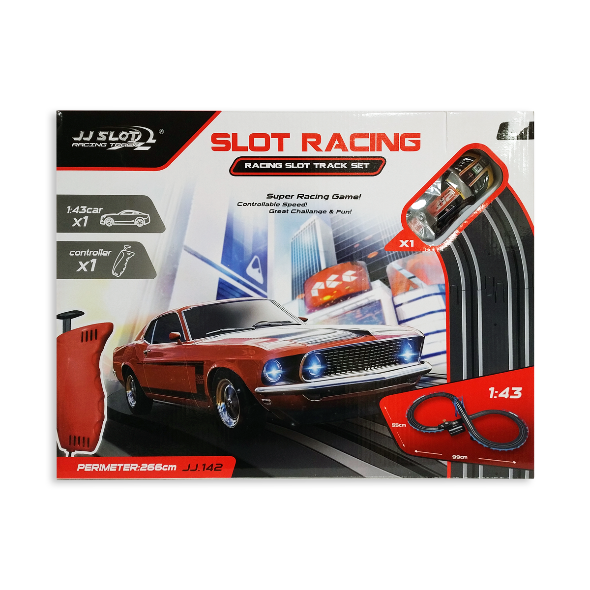 Pista De Carreras Tipo Scalextric Fast Race