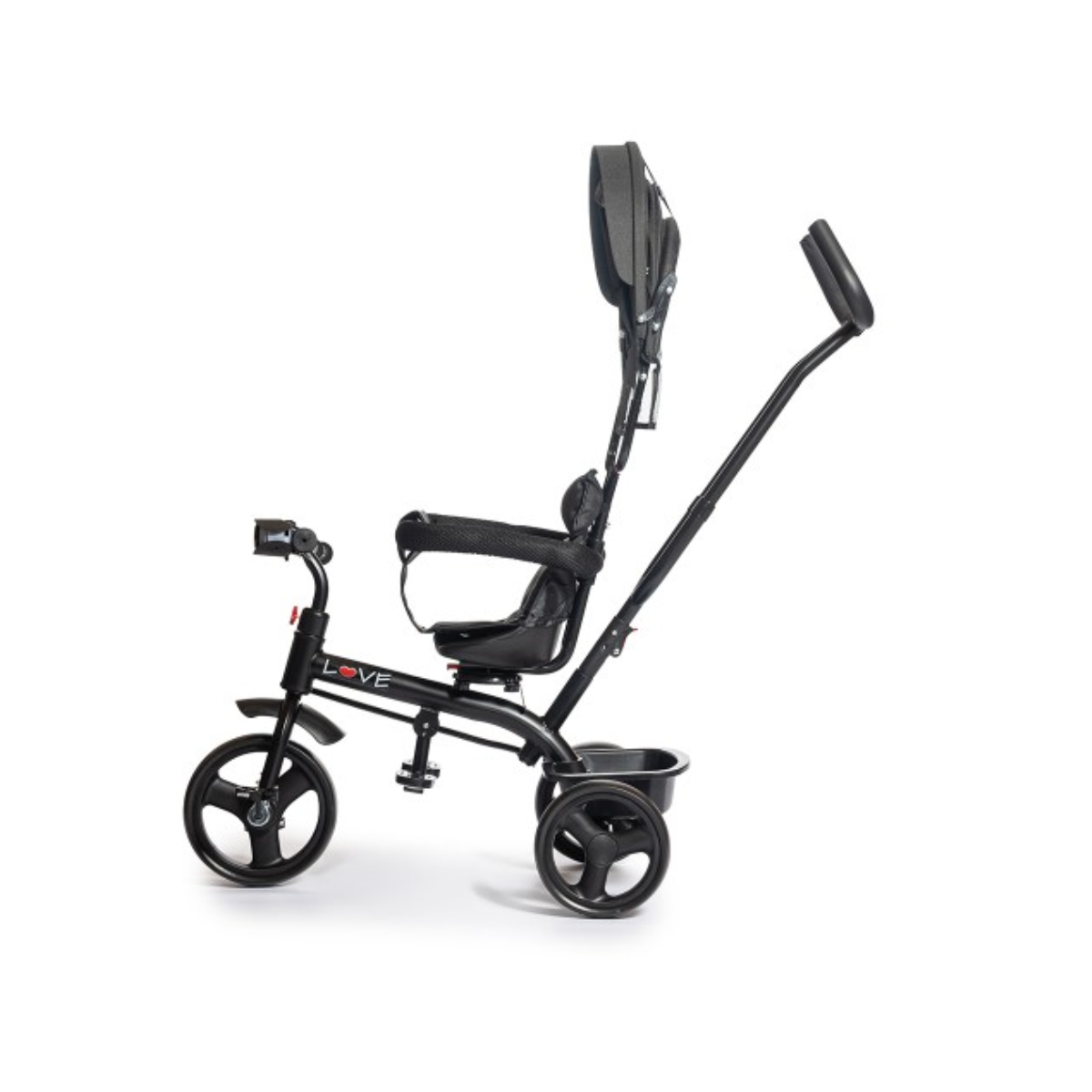Triciclo Giro 360° Negro Con Música Y Luz Love Baby First