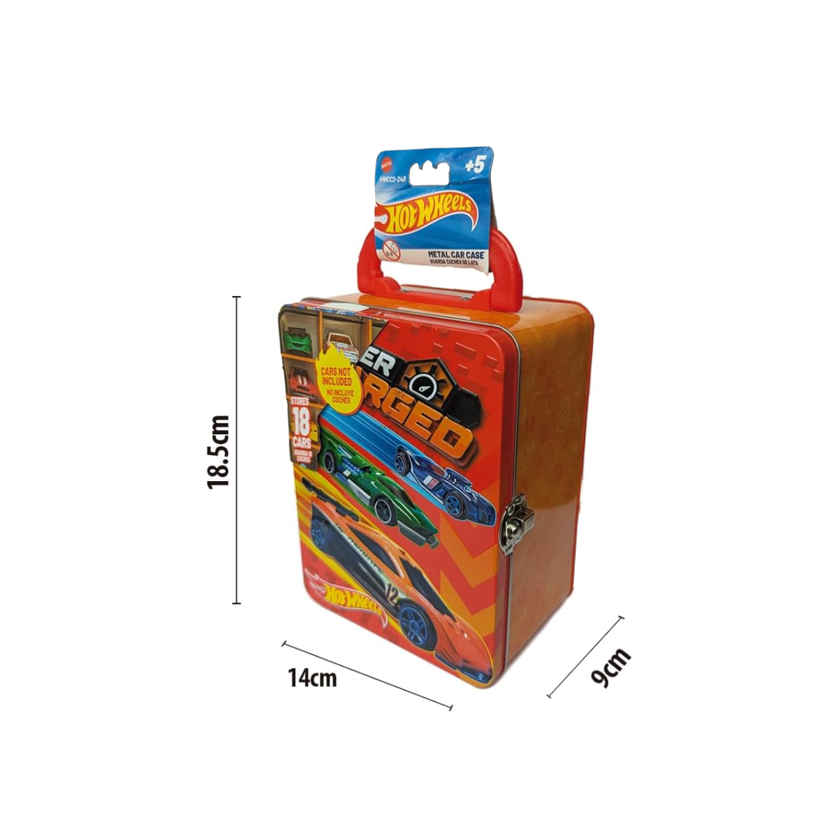 Lata Guardacoches Naranja Hwcc2-24r Hot Wheels