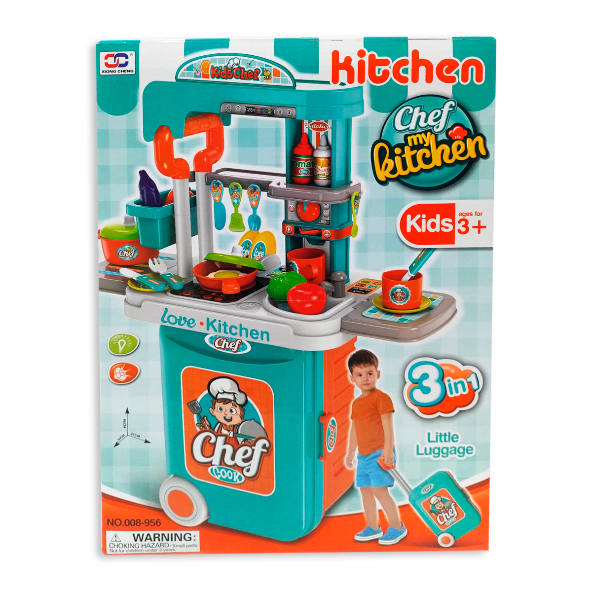 Valija Con Ruedas Set De Cocina Chef My Kitchen