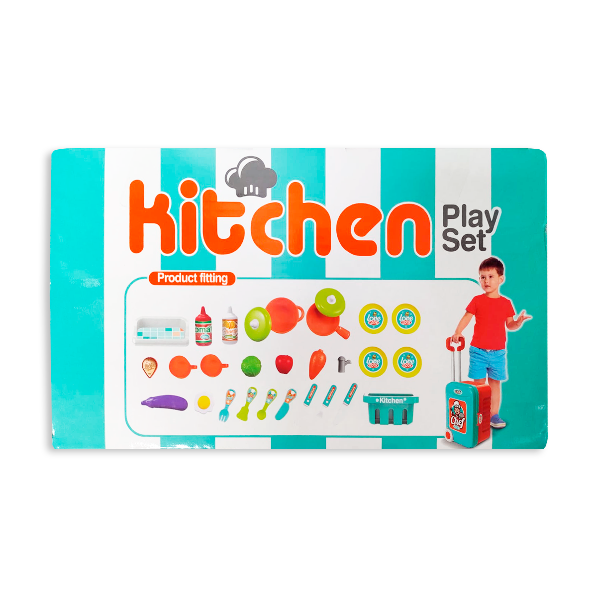 Valija Con Ruedas Set De Cocina Chef My Kitchen