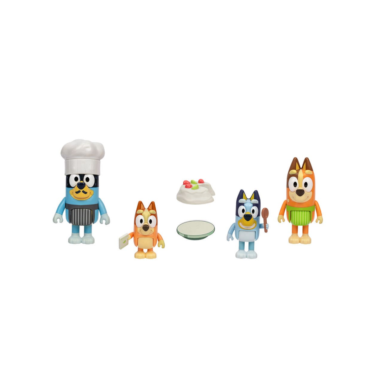 Set de figuras Bluey Pavlova Cocina o Clasicos