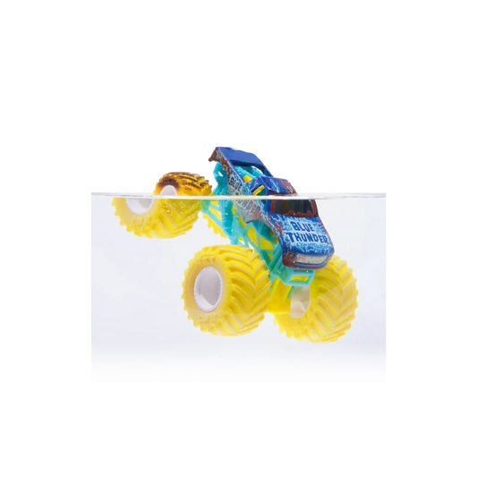 Vehículo 1:64  Mud Blasters Cambia De Color Monster Jam Vulcanita