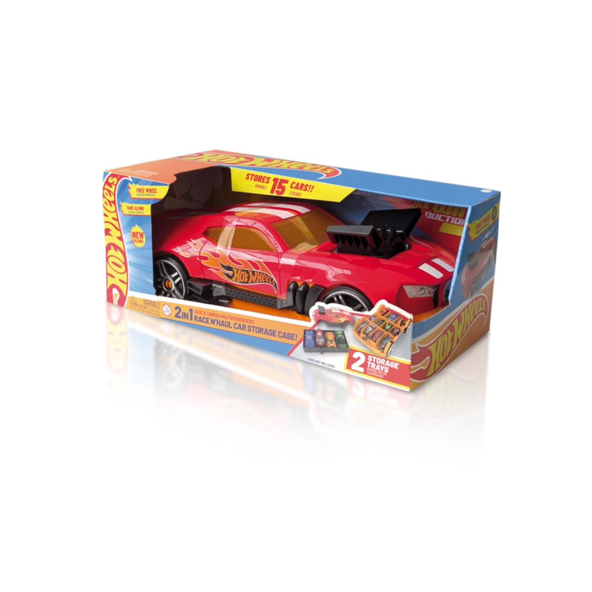 Guardacoches Auto Maletín Rojo Hwcc15R Hot Wheels
