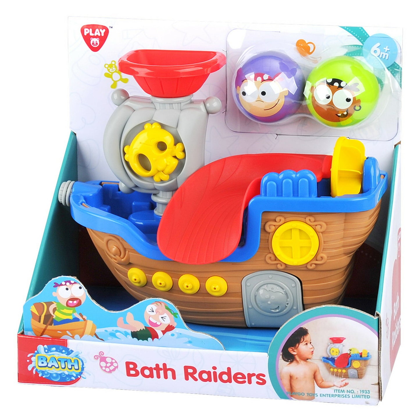 Juego De Baño Barco Pirata PlayGo