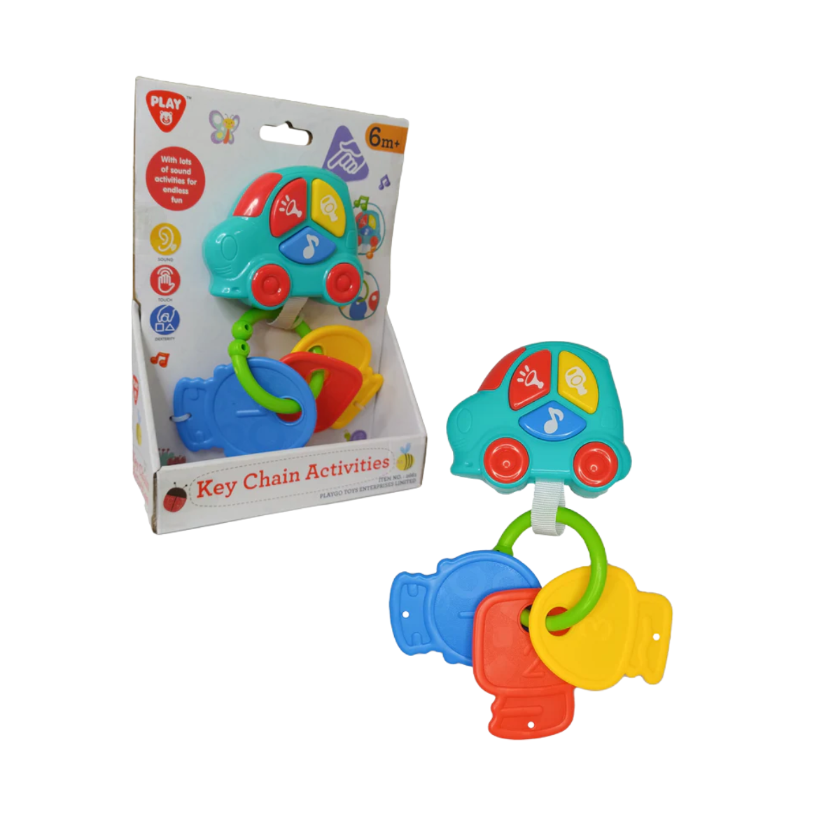 Llavero Con Actividades PlayGo