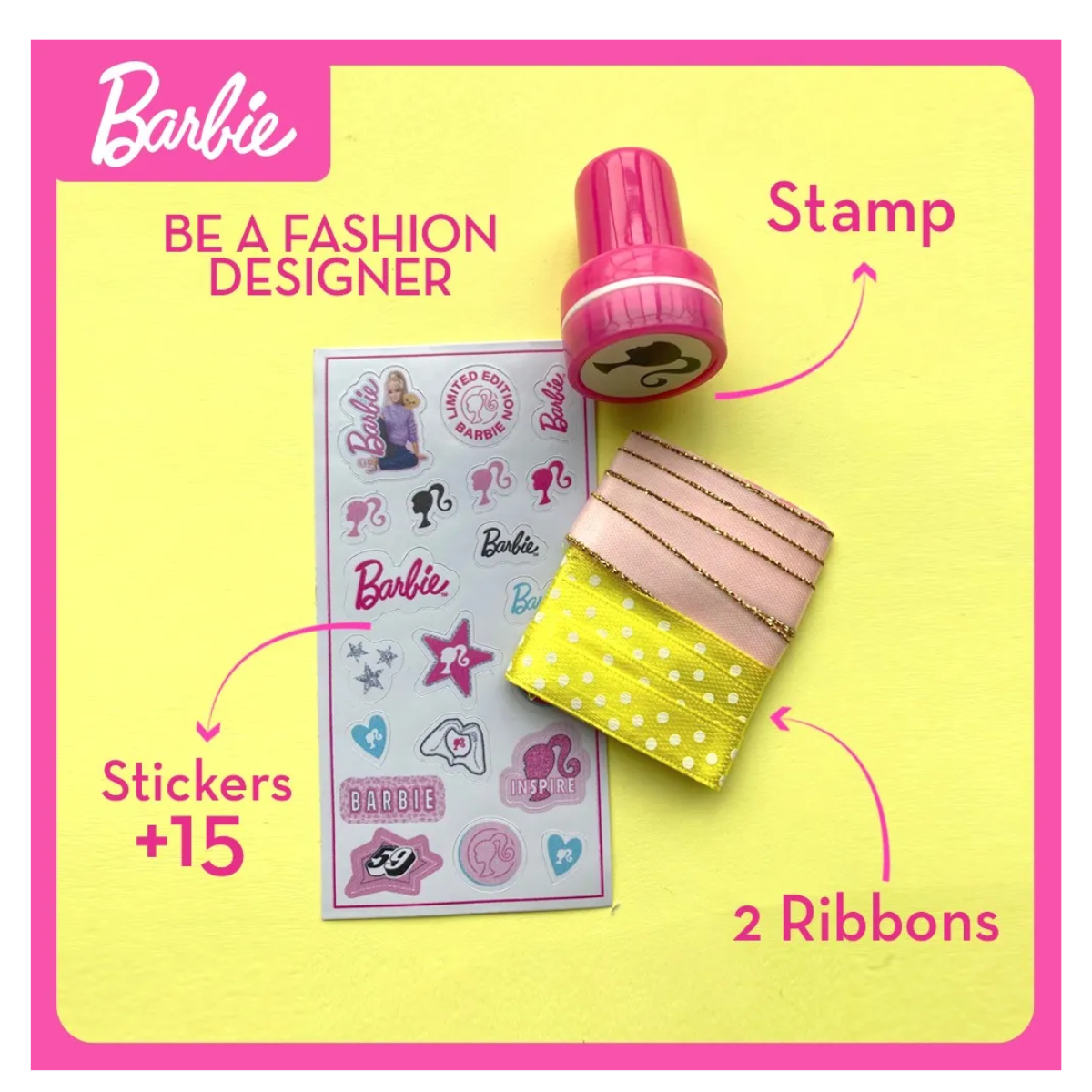 Barbie Set Ropa De Muñecas Para Diseñar Casual Look