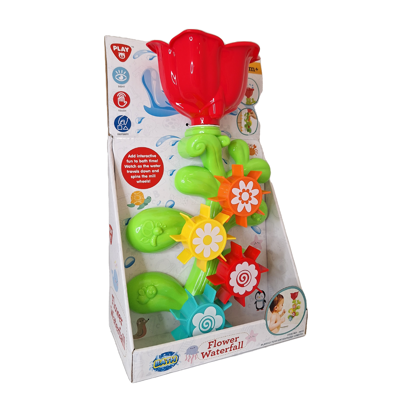 Juego De Baño Cascada De Flores