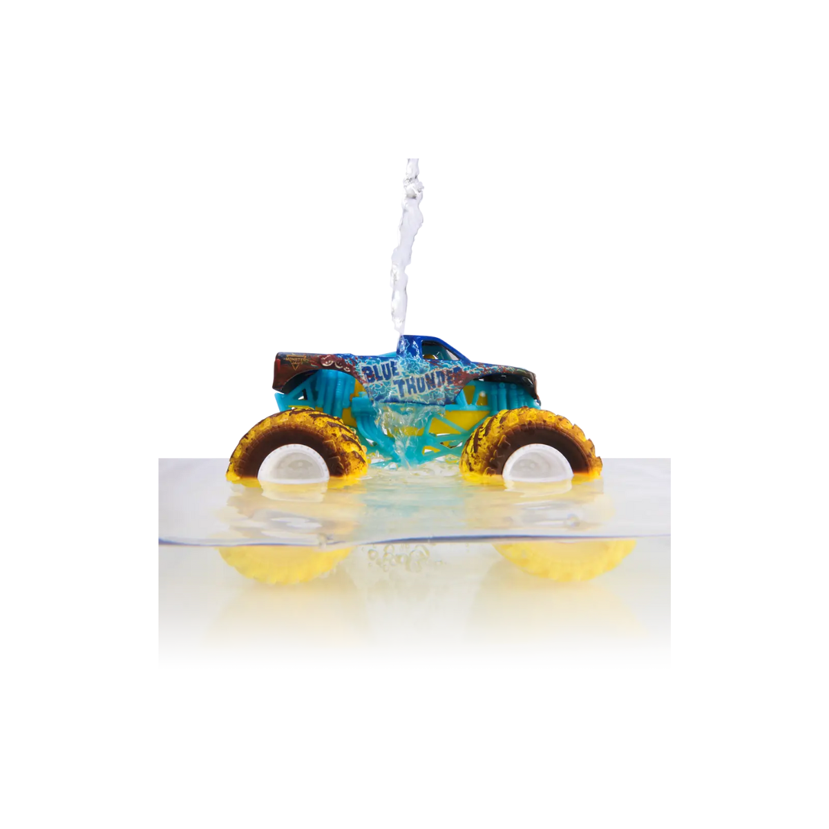 Vehículo 1:64 Mud Blasters Cambia De Color Monster Jam Vulcanita