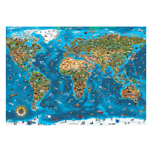 Puzzle Maravillas Del Mundo 1000 Piezas Educa