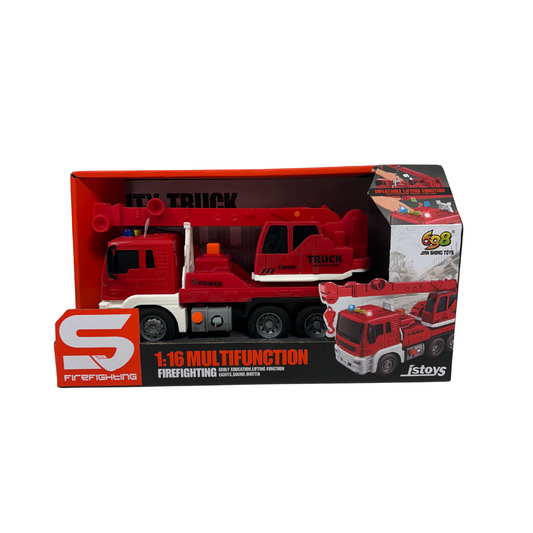 Camión De Bomberos Autobomba Con Luz Y Sonidos De Sirena