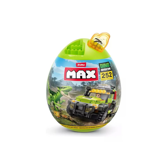 Bloques Dino Aventura Egg Capsula Max 252 Piezas Zuru