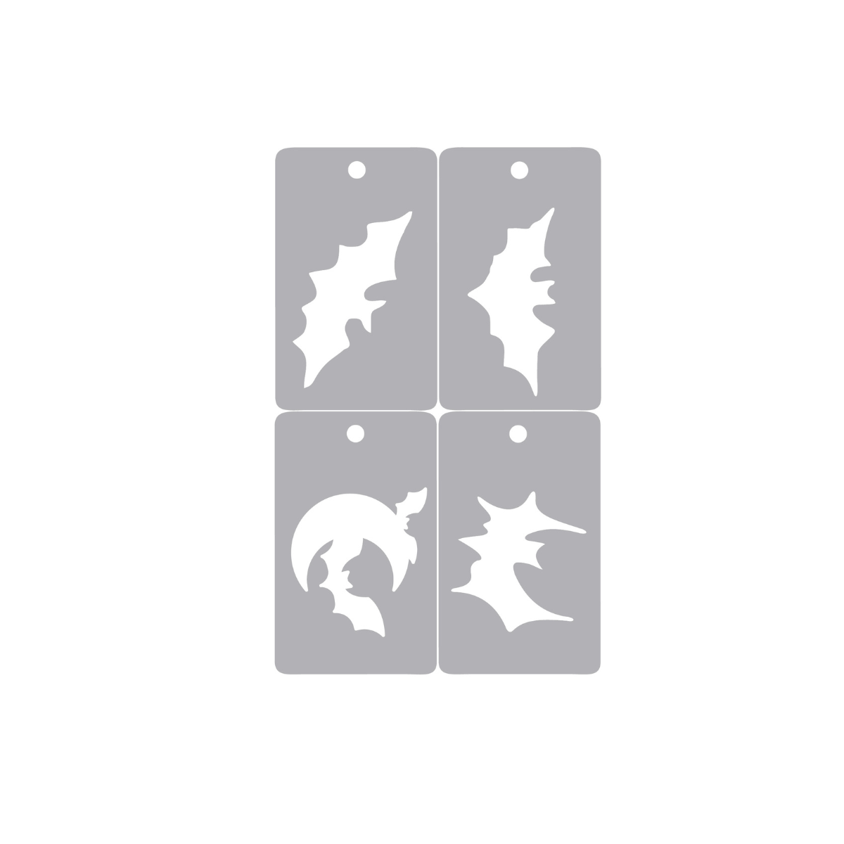Set Stencil 4 En 1 Murciélagos PintaFan