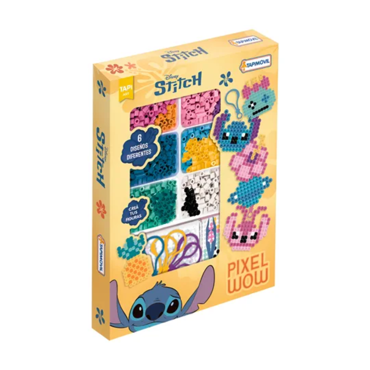Set Stitch Pixel WOW Crea Figuras y Llaveros