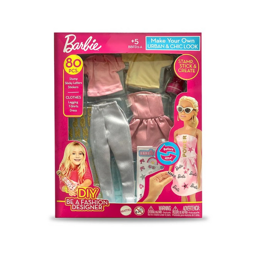 Barbie: Set de Ropa para Diseñar - Look Urbano y Chic