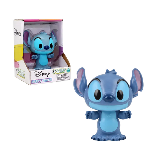 Disney Stitch Ooshies Vinyl Edition "Fiesty" y "Happy" Stich.